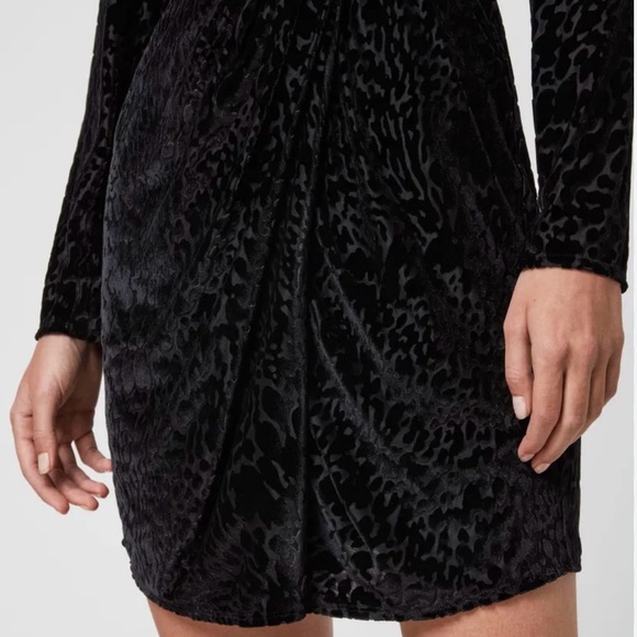 ALL SAINTS LANEY DEVORE DRESS. UK 2/US00. NEW WITH TAGS - Picture 3 of 5